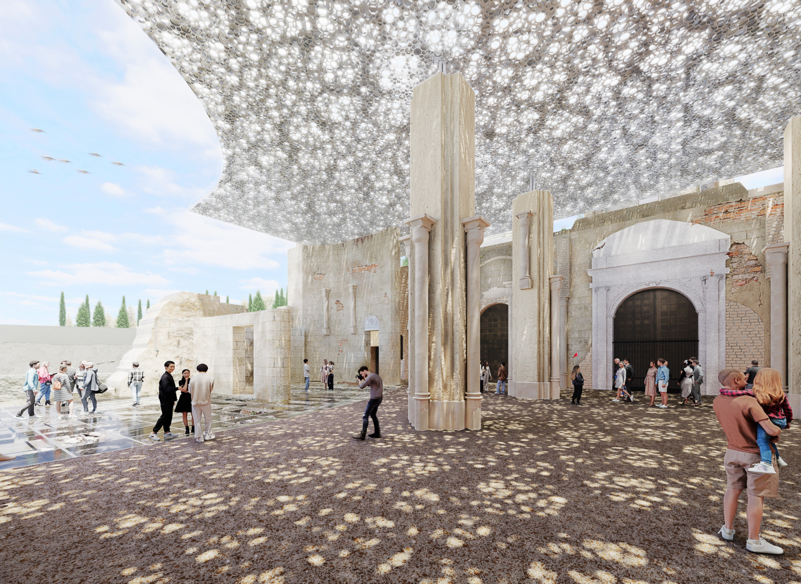 Project for the Restoration Competition of the Cathedral of Santa María la Mayor in Cartagena
