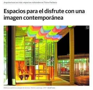 Arquitectura en Ruta. Espacios Culturales de Torre Pacheco