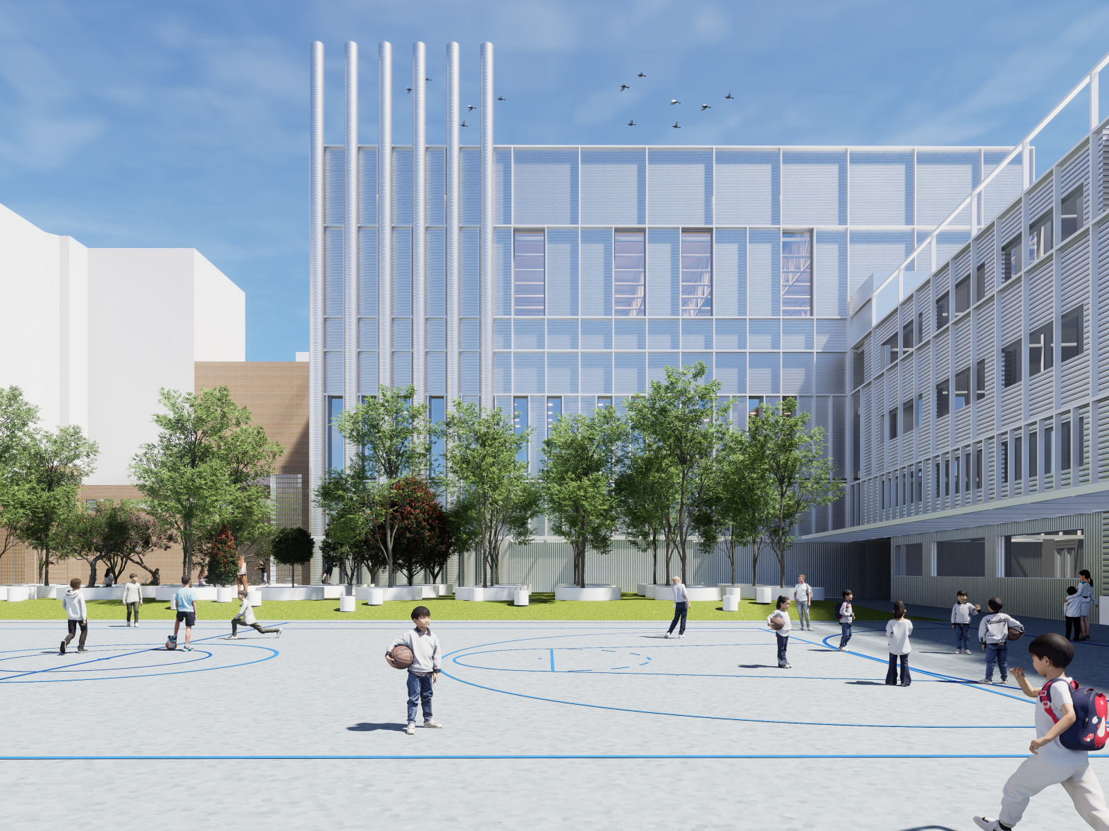Proyecto de Reforma y Ampliación de Colegio y Centro Deportivo, La Inmaculada. Cartagena